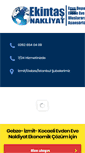 Mobile Screenshot of ekintasnakliyat.com